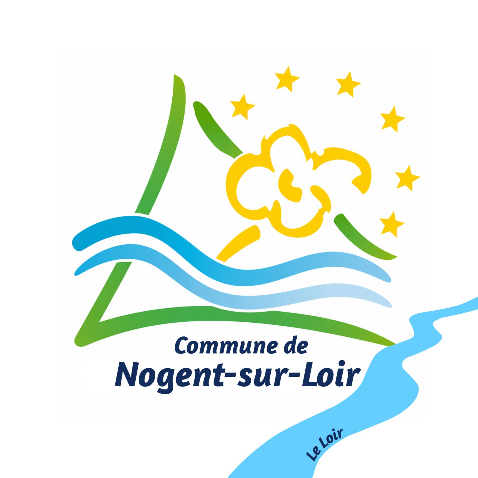Logo de la commune de Nogent-sur-Loir